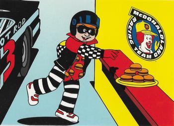 1996 Collect-A-Card The Adventures of Ronald McDonald: The McDonaldland 500 #44 Lost Time Front