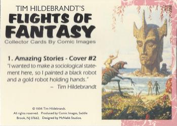 1994 Tim Hildebrandt's: Flights of Fantasy #1 Amazing Stories - Cover #2 Back