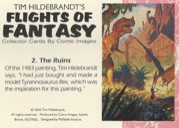 1994 Tim Hildebrandt's: Flights of Fantasy #2 The Ruins Back