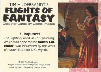 1994 Tim Hildebrandt's: Flights of Fantasy #7 Rapunzel Back
