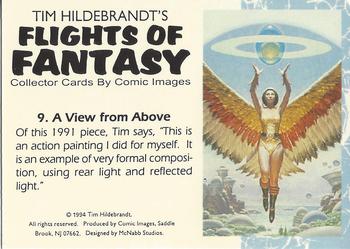 1994 Tim Hildebrandt's: Flights of Fantasy #9 A View from Above Back