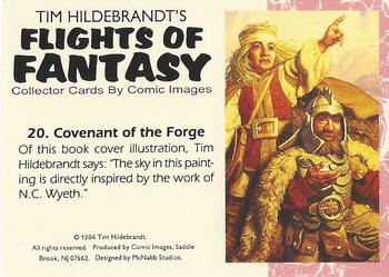 1994 Tim Hildebrandt's: Flights of Fantasy #20 Covenant of the Forge Back