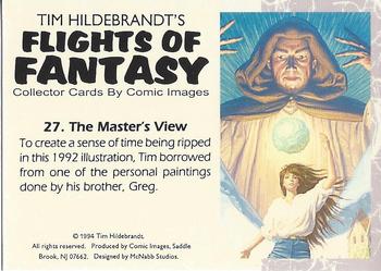 1994 Tim Hildebrandt's: Flights of Fantasy #27 The Master's View Back