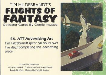1994 Tim Hildebrandt's: Flights of Fantasy #56 ATT Advertising Art Back