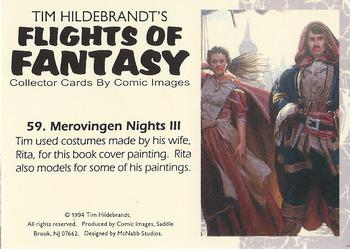 1994 Tim Hildebrandt's: Flights of Fantasy #59 Merovingen Nights III Back