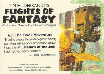 1994 Tim Hildebrandt's: Flights of Fantasy #63 The Ewok Adventure Back