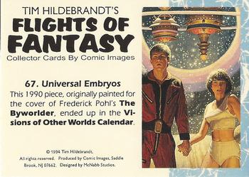1994 Tim Hildebrandt's: Flights of Fantasy #67 Universal Embryos Back