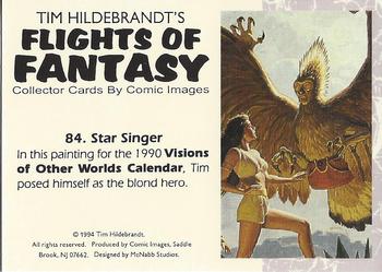 1994 Tim Hildebrandt's: Flights of Fantasy #84 Star Singer Back