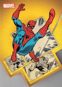2014 Rittenhouse Marvel 75th Anniversary - Die Cut Panel Burst #PB4 Spider-Man Front