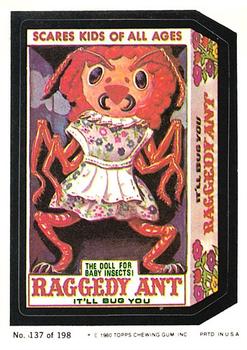 1980 Topps Wacky Packages (3rd Series Rerun) #137 Raggedy Ant Front