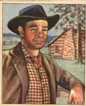 1949 Bowman Wild West (R701-19) #H-16 Robert Lowery Front
