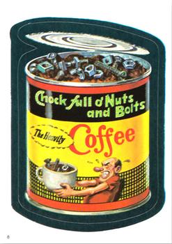 1982 Topps Wacky Packages Stickers #8 Chock Full o'Nuts and Bolts Front