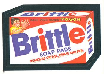 1982 Topps Wacky Packages Stickers #11 Brittle Front