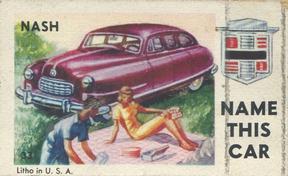 1950 Topps License Plates (R714-12) #33 Utah Back