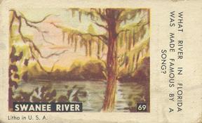 1950 Topps License Plates (R714-12) #69 Florida Back