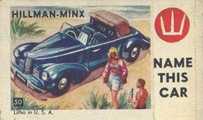 1950 Topps License Plates (R714-12) #50 Colorado Back