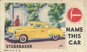 1950 Topps License Plates (R714-12) #48 Arkansas Back