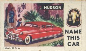 1950 Topps License Plates (R714-12) #47 Arizona Back
