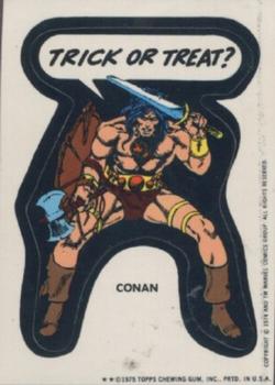 1975 Topps Comic Book Heroes Stickers #NNO Conan Front