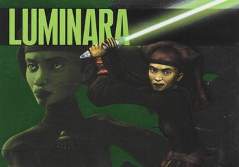 2010 Topps Star Wars: The Clone Wars: Rise of the Bounty Hunters - Foil Character #17 Luminara Unduli Front