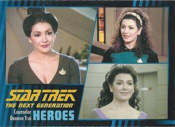 2013 Rittenhouse Star Trek The Next Generation Heroes & Villains #7 Counselor Deanna Troi Front