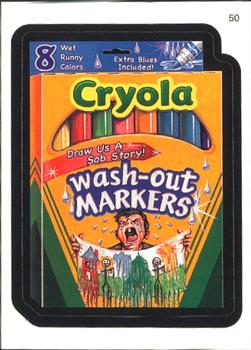 2007 Topps Wacky Packages All-New Series 6 #50 Cryola Wash-Out Markers Front