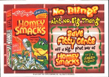 2007 Topps Wacky Packages All-New Series 6 #61 Crickets Candy for Lizards Back