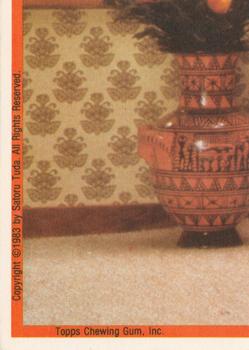 1983 Topps Perlorian Cats #55 Orange puzzle, bottom column 1 Back