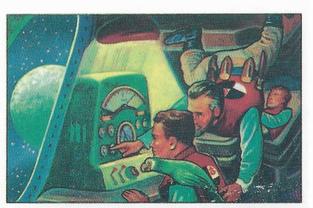 1985 WTW 1951 Bowman Jets, Rockets, Spacemen (Reprint) #7 Free of Gravity Front