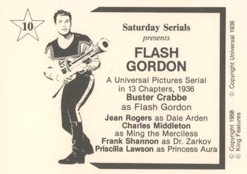 1988 DC Comics Saturday Serials #10 Flash Gordon Titles Back