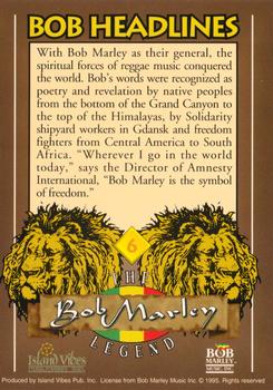 1995 Island Vibes The Bob Marley Legend - Retail #6 One Love Music Back