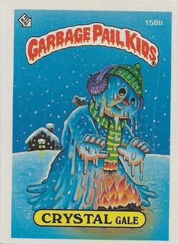 1986 Topps Garbage Pail Kids Series 4 #158b Crystal Gale Front
