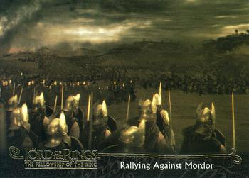 2002 Topps Lord of the Rings: The Fellowship of the Ring Update #95 Rallying Against Mordor Front