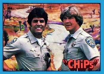 1979 Donruss CHiPs Patrol #24 Ponch and Jon (desert) Front