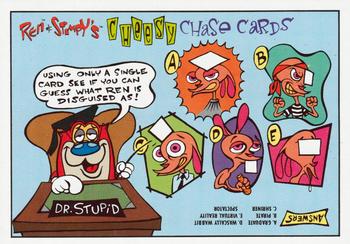 1993 Topps Nicktoons - Cheesy Chase Cards #3 Fun things to do with Front