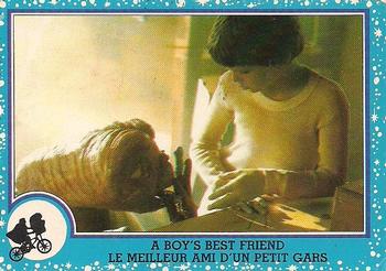1982 O-Pee-Chee E.T. The Extraterrestrial #13 A Boy's Best Friend? Front
