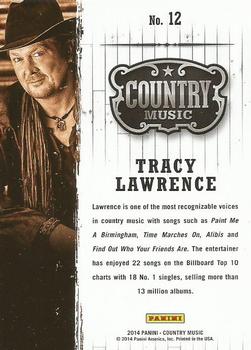 2014 Panini Country Music #12 Tracy Lawrence Back