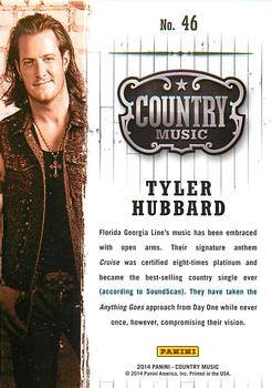 2014 Panini Country Music #46 Tyler Hubbard Back