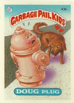 1985 Topps Garbage Pail Kids Series 2 #43b Doug Plug Front