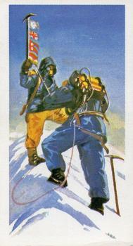 1973 Brooke Bond Adventurers and Explorers #42 Sir Edmund Percival Hillary / Norgay Tenzing Front