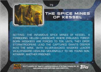 2015 Topps Star Wars Rebels #79 The Spice Mines of Kessel Back