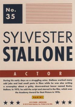 2015 Panini Americana #35 Sylvester Stallone Back