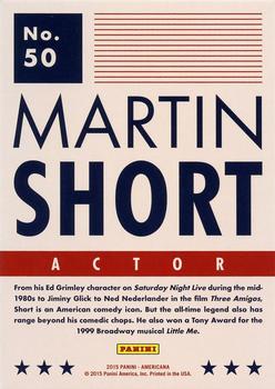 2015 Panini Americana #50 Martin Short Back