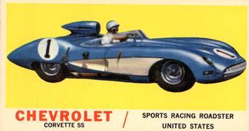 1961 Topps Sports Cars #32 Chevrolet Corvette SS Front