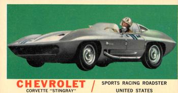 1961 Topps Sports Cars #34 Chevrolet Corvette 