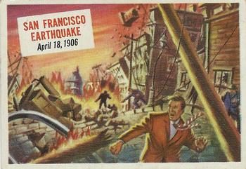 1954 Topps Scoop (R714-19) #1 San Francisco Earthquake Front