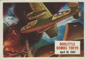 1954 Topps Scoop (R714-19) #34 Doolittle Bombs Tokyo Front