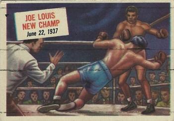 1954 Topps Scoop (R714-19) #40 Joe Louis New Champ Front