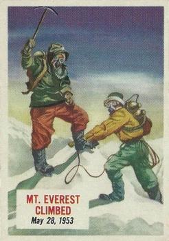 1954 Topps Scoop (R714-19) #70 Mt. Everest Climbed Front