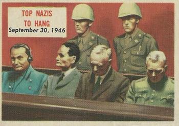 1954 Topps Scoop (R714-19) #124 Top Nazis to Hang Front
